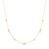 Ania Haie Gold Sparkling Bezel Cubic Station Necklace N065-04G