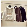 Women's Casual Pullover Fleece Sweatshirt Loose Thick with Pocket Fashion
