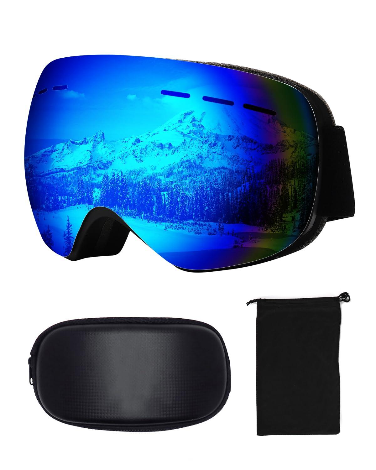 

2025 новейший лыжный сноуборд двойной УФ 3-слойный сферический широкий съемный и сменный шлем OTG Revo Sports для любой погоды подходит для и