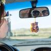 [SOUFLY] Rear View Glass Car Decoration, Backpack Keychain | Rearview Mirror Lens Decorative Car