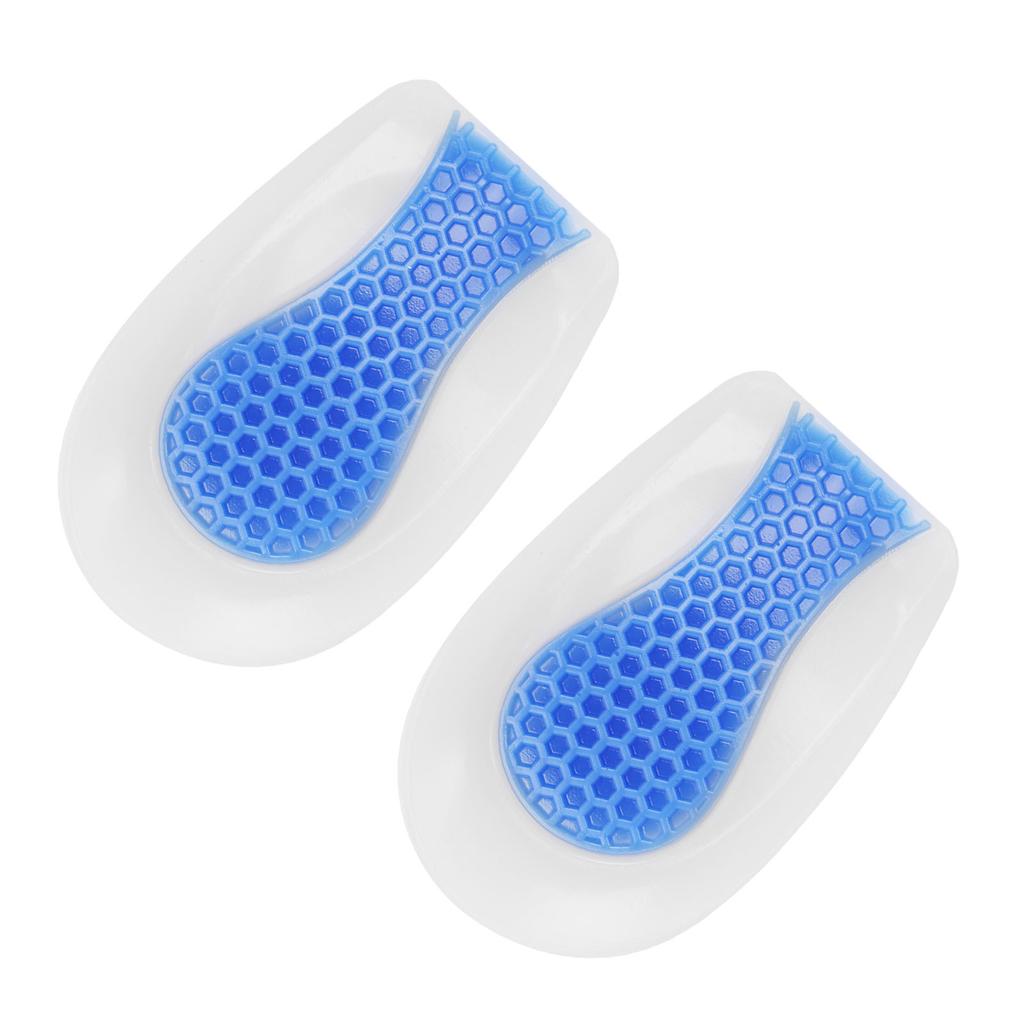 Heel Cup Silicone Insole Shoe Inserts Pad Shock Absorption Elastic Sport Shoe Cushion