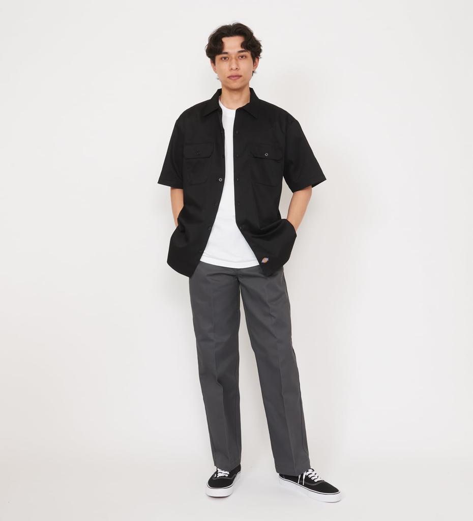 Dickies Work Shirt Original Fit Long Sleeve Black 1574 S