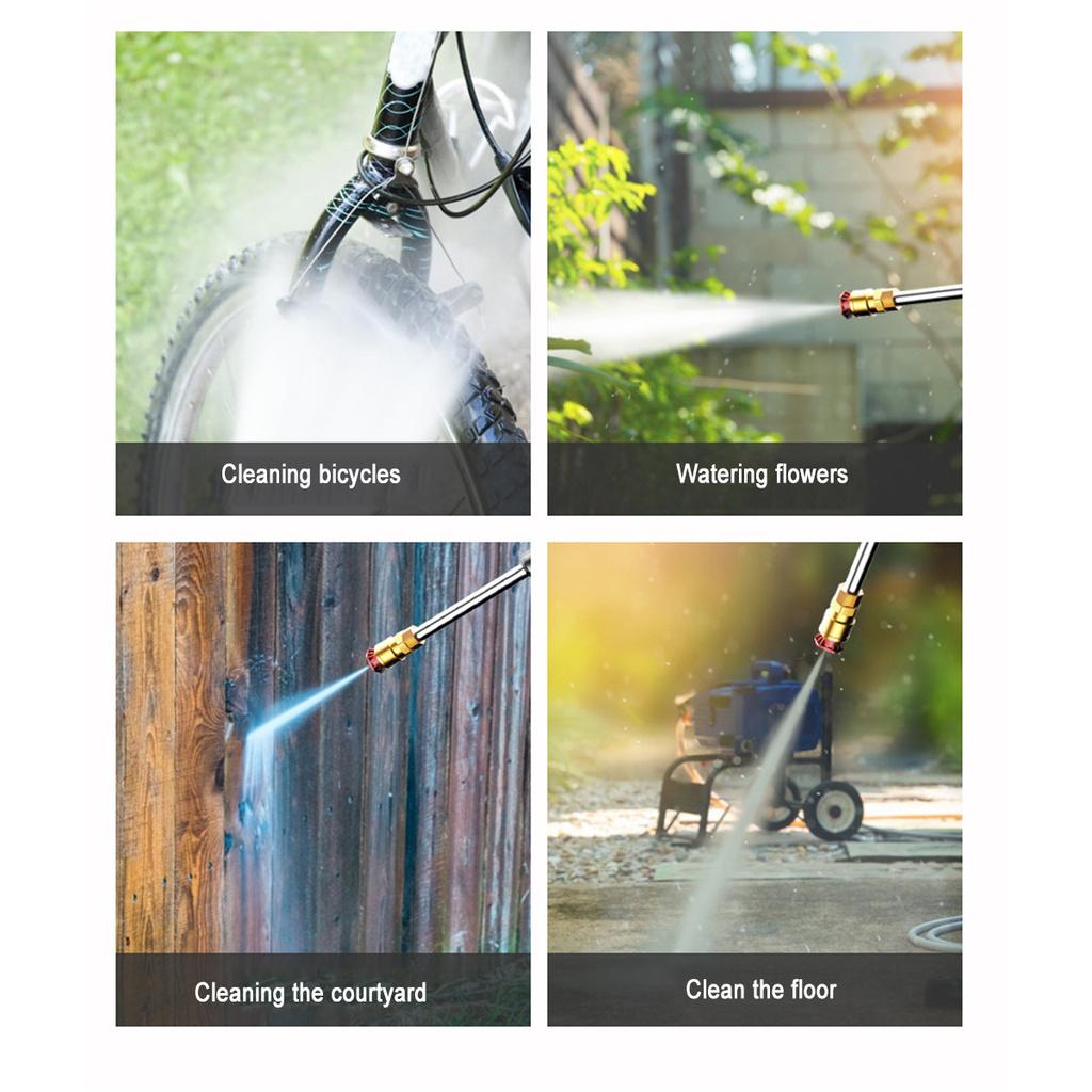 600W Cordless Washer Jet Electric Car Washer Guns High Pressure Cleaner 288VF Foam Nozzle For Car Auto Cleaning