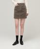 Musinsa Standard Woman Women'S Corduroy Mini Skirt [Khaki Brown]
