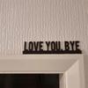 Wooden Family Sign Wall Hanging Includes Bathroom/laundry/love You, Goodbye/suitable for Door Bathroom Toilet Sign Guide Christm