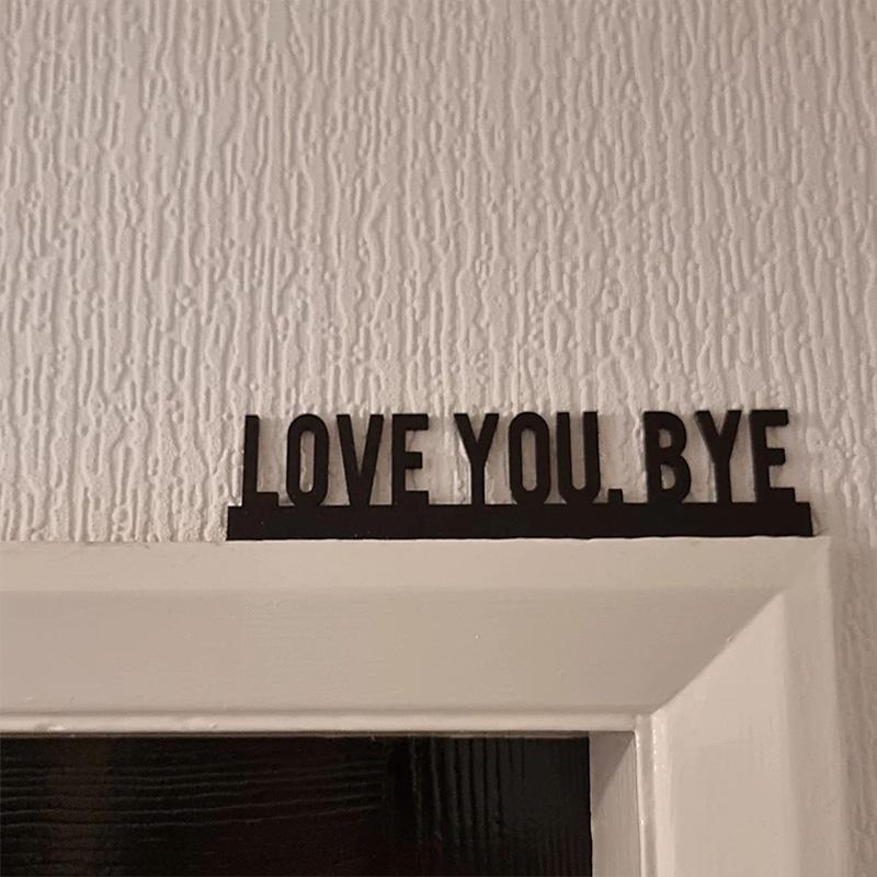 Wooden Family Sign Wall Hanging Includes Bathroom/laundry/love You, Goodbye/suitable for Door Bathroom Toilet Sign Guide Christm