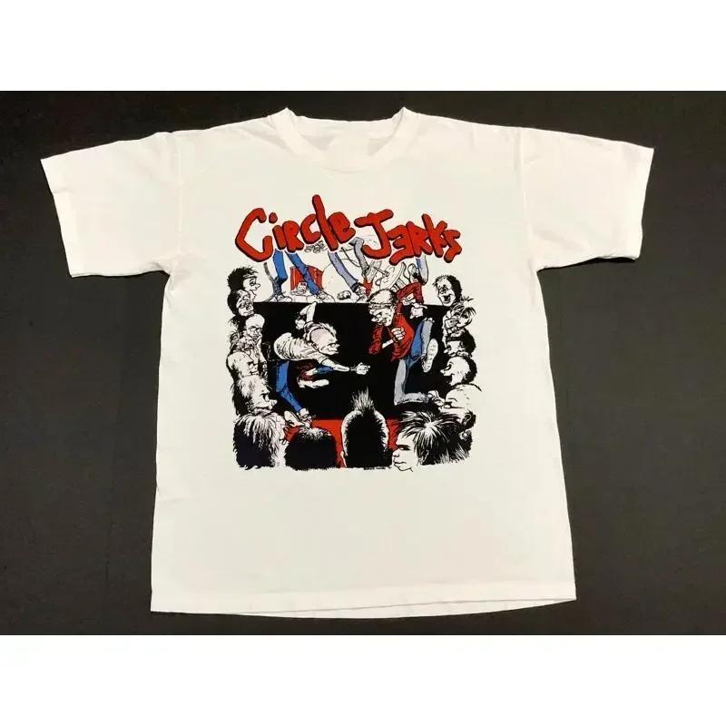Circle Jerks Band Cotton White S 2345XL T Shirt QA625