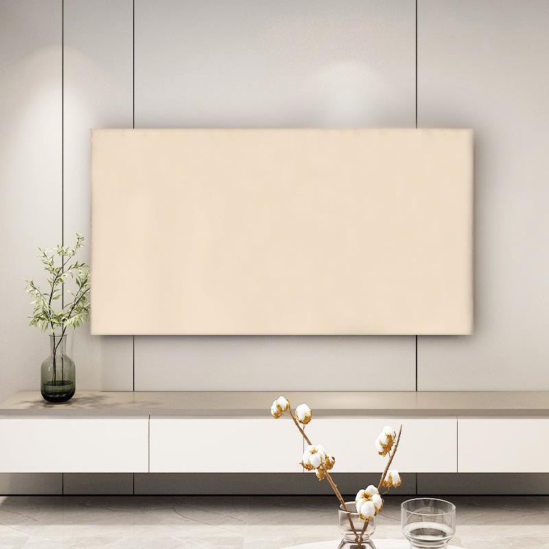 Vienkrāsains elastīgs TV aizsargpārklājs, universāls dekoratīvs