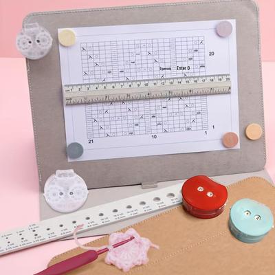 Contador de Vueltas de Crochet y Punto Hecho a Mano para Jerséis DIY