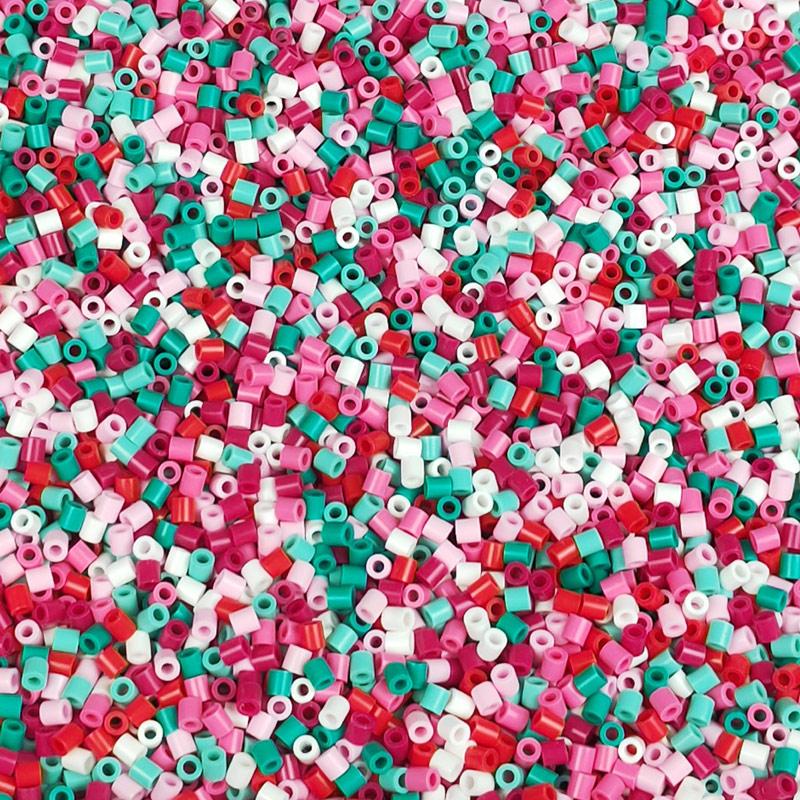 Non-Toxic 5Mm Iron Beads 1000Pcs Pixel Puzzle Iron Beads Mix Colors For Kids Hama Beads Diy High Quality Handmade Gift Toy