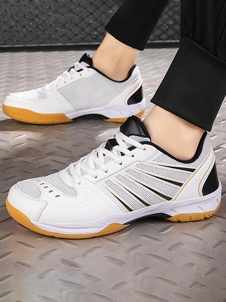 Badminton Shoes for Men and Women, Ultra-Light Breathable Non-Slip Shock-Absorbing Student Shoes, Professional Volleyball Training Shoes