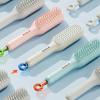 Telescopic Massage Comb Self-Cleaning Anti-Static One-Pull Comb Brush Swivel Portable Clean Retractable Shaping Massage Hairbrush