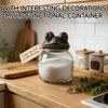 Pcs Handcrafted Witchy Frog Apothecary Spice Jar  With Lid Kitchen Food Storage Container Kitchen Decor Jars Gadgets Home
