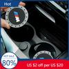 2025 M Non-slip Silicone Gel Car Water Cup Pad Holder Coasters Mats For M Emblem M3 E46 E36 E34 F10 E90 F30 E60 F30 E53 E3