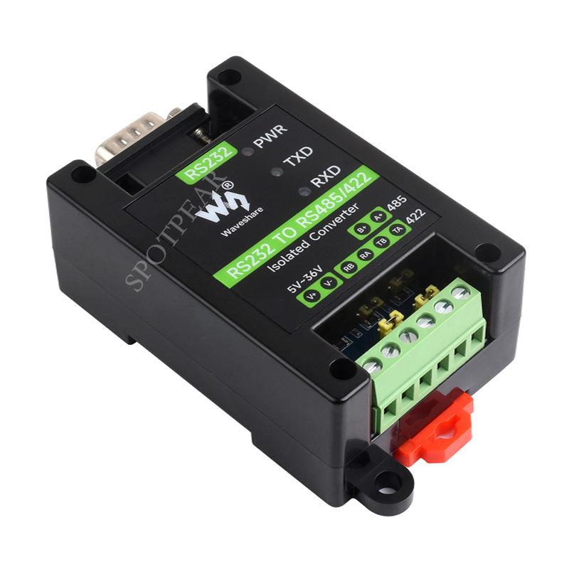Industrial RS232 To RS485/422 Serial Converter with Active Digital Isolation