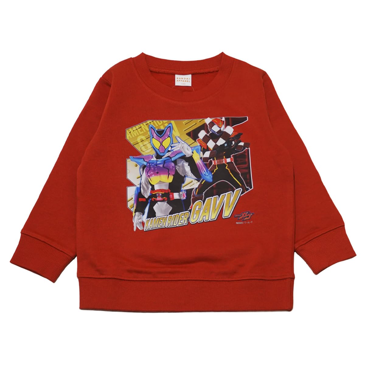 

Bandai Classic fq8955 Autumn/Winter Kamen Rider Gab Fleece-Lined Long Sleeve Sweatshirt, Boys, Red