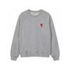 Cotton Couple Matching Set Oversized Hoodie With Heart Print Loose Fit Jogger Pants Men Women