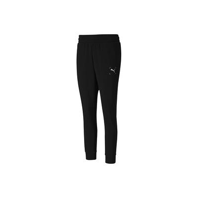 Nu-Utility Logo Knitted Casual Cuffed Sports Pants Women Bottoms Black 585264-01