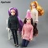 Knitted Woven Outfits Handmade Tops Clothes Sweater For Barbie Doll For 1:6 BJD Doll Gifts Kids Toy Dolls Accessories