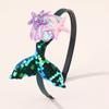 1PC Cute Hairband Kids Princess Headwear Boutique Triple Satin Flowers with Zircon Hair Accessories Head Hoop for Girls Headband