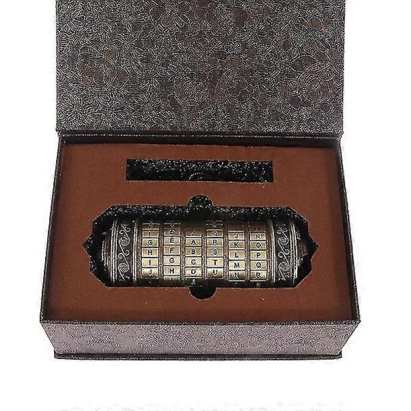 The Da Vinci Code Toys Metal Cryptex Lock Wedding Gifts Valentine's Day Present