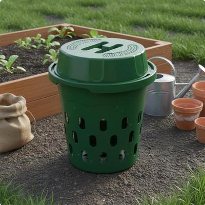 Composteira de minhocas Compostagem Orgânica Vermicompostagem Criador de Nutrientes Compostados Restos de Cozinha