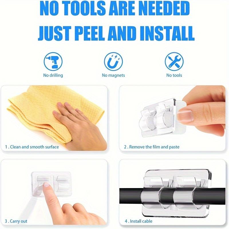 Multi-Purpose SelfAdhesive Hooks Transparent Hanging Holder Shelf Hook Kitchen Bathroom Wall Storage Rack Fixing Sticker Gadgets