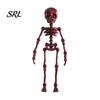Halloween Locker Accessories Dancing Skeleton Aquarium Bubbler, Dynamic Fish Tank Ornament, Alternative Home 3D Printed Articulated Skull Oxygenating