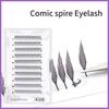 1 Box Anime Style False Lashes with Tapered Tips for a Voluminous and Long Lasting Curls for Beginners or Anime Lover