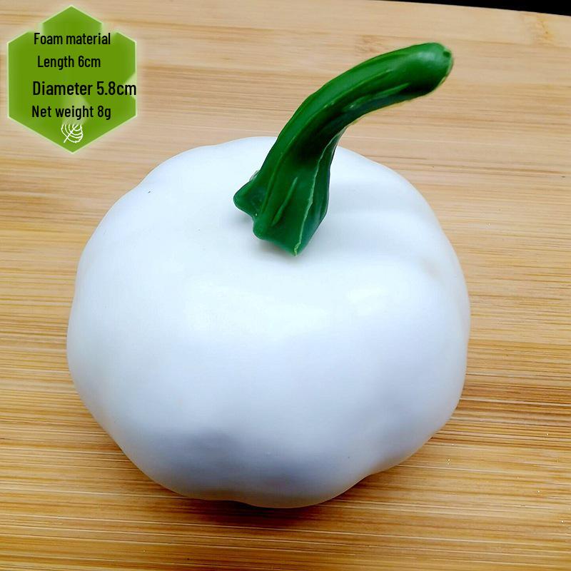 White and Yellow Pumpkin Model for Halloween and Christmas Decoration Wreaths