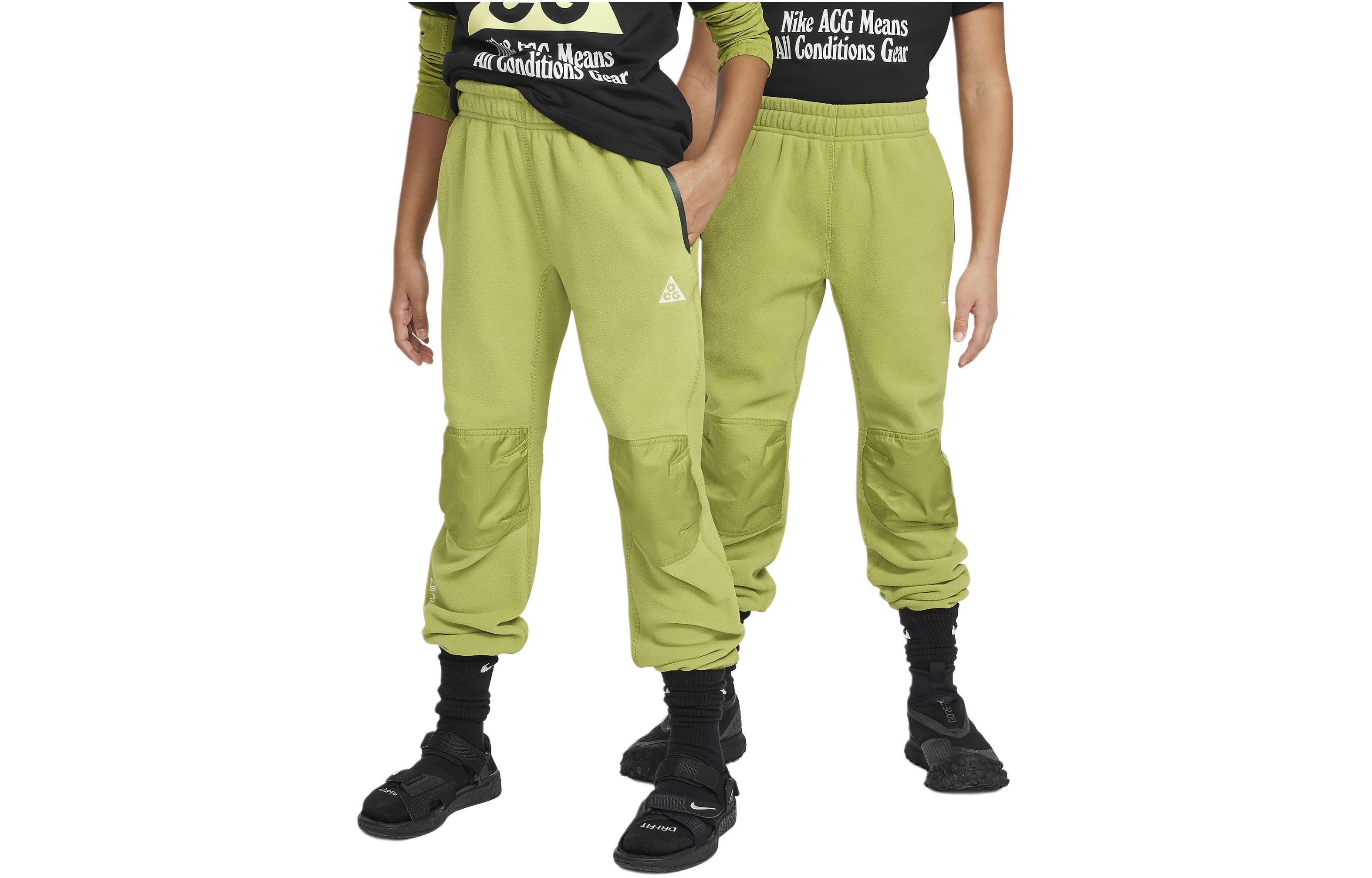 Kids Nike Knitted Sweatpants ACG Polartec® Wolf Tree Green DQ8737-377 XL