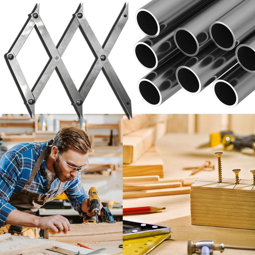 Picket Master Pro 3 Point Center Finder for Precise Measurements 2025 Upgrade Center Finder Tool Woodworking Center Finder Marking Tool Equidistant