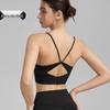 WEZHO V-Back Thin Strap Yoga Sports Bra