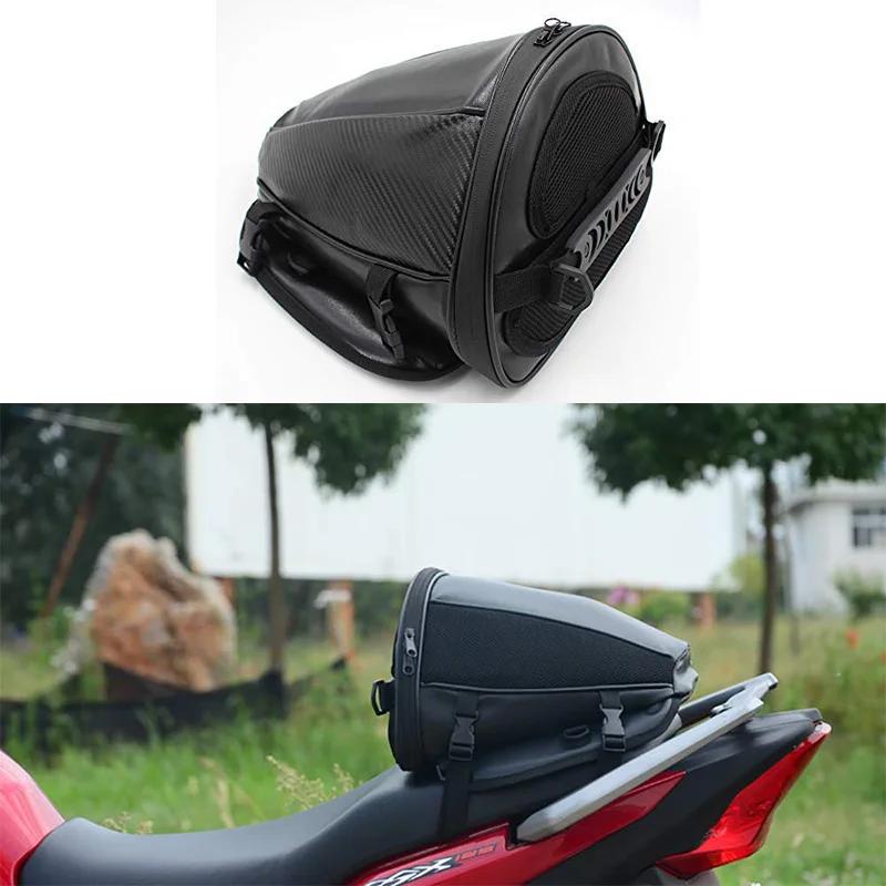Motorbike Accessories Multifunction Motorcycle Sports Back Seat Carry Bag Tools Luggage Tail Bag Saddlebag For Motorcycle Bike