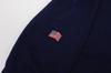Polo Ralph Lauren Cotton Jersey Track Jacket with Back Size XXL Men's Full-Zip Logo, Navy, (Product Code 01020115)