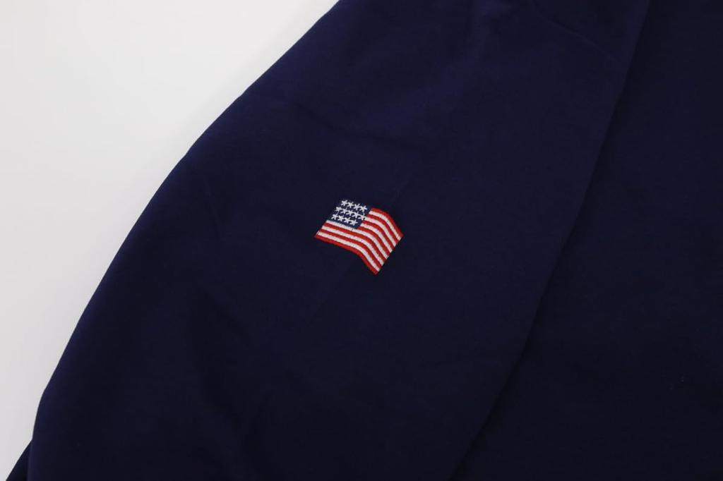 Polo Ralph Lauren Cotton Jersey Track Jacket with Back Size XXL Men's Full-Zip Logo, Navy, (Product Code 01020115)