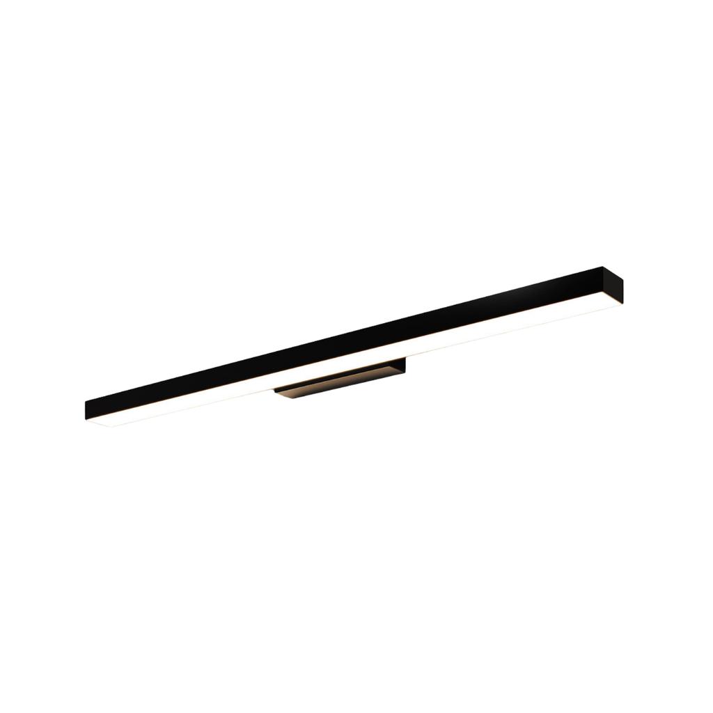 Kinkiet Łazienkowy Nad Lustro Czarny Liniowy 66.5 Cm Zmienna Barwa Led 20W Aqua Light Prestige