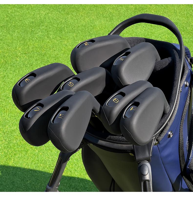 PGM Wear-Resistant Silicone Iron Headcovers – Protective Golf Club Pitching Wedge Cover
