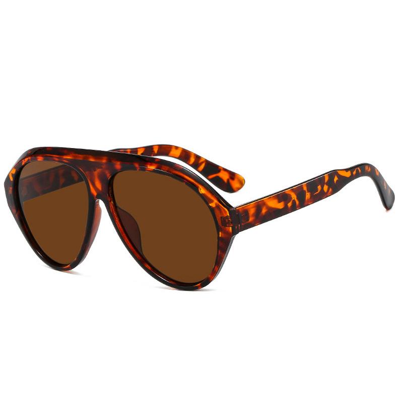 SO&EI Retro Oversized Pilot Sunglasses Women Fashion Gradient Shades UV400 Men Trending Sun Glasses