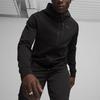 Puma Solid Color Zip Sports Casual Knit Hooded Jacket Men Jackets Black 626143-01