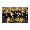 Banner 2026 Background Cloth 150x100CM New Year Wall Decor Cloth New Year Backdrop  Porch Sign