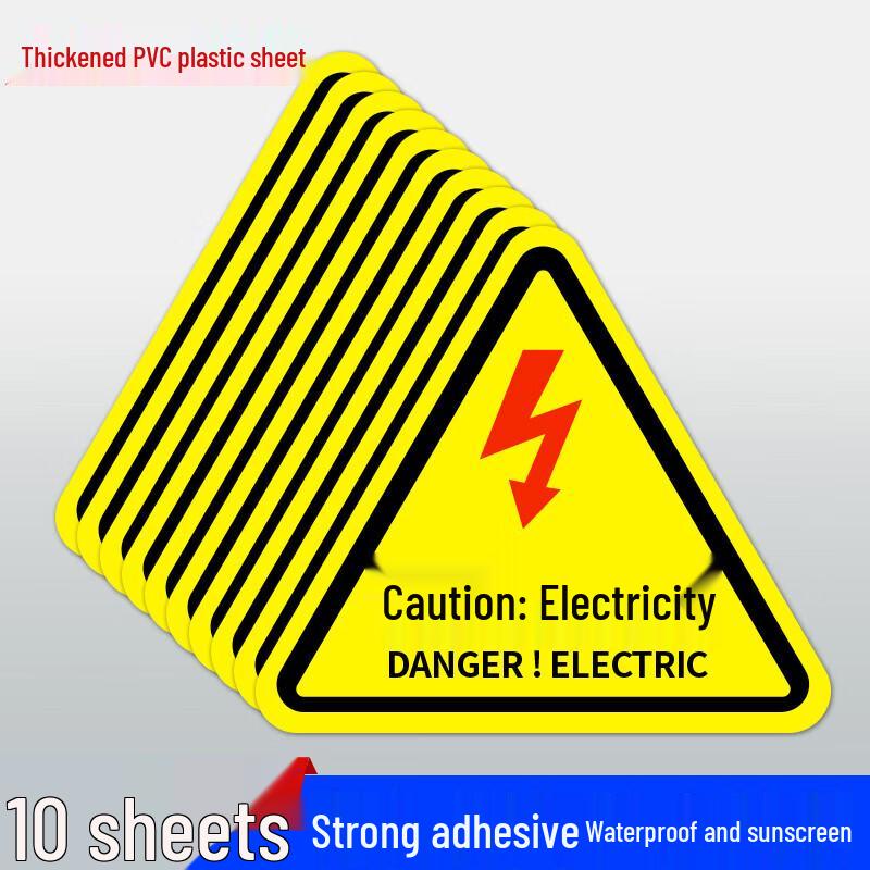 PVC Industrial Safety Warning Labels & Boards