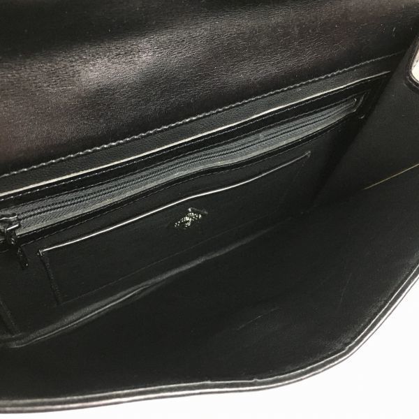 Hergestellt in Westdeutschland Vintage COMTESSE Zweite Clutch Schwarz(GEBRAUCHT)
