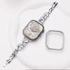 Damen Diamant Hülle Für Redmi Watch 6 Hohl PC Hartschalen Bumper Für Redmi Watch 6 Smartwatch Schutz Anti-Fall Hülle