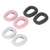 2pcs Replacement Ear Pads Professional Noise Insulation Breathable Cotton Linen Fabric Memory Foam S