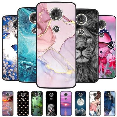 Pour Moto E5 / E5 Play EU Coque Silicone Souple Anti-choc Coque Arrière en TPU pour Motorola Moto E5Plus / E5 Plus Capa E5Play E 5 Marbre