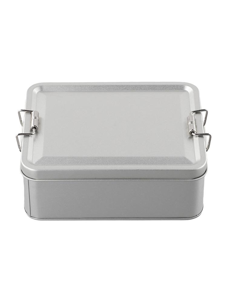 Metal Storage Tins Tea Container Rectangular W Lids