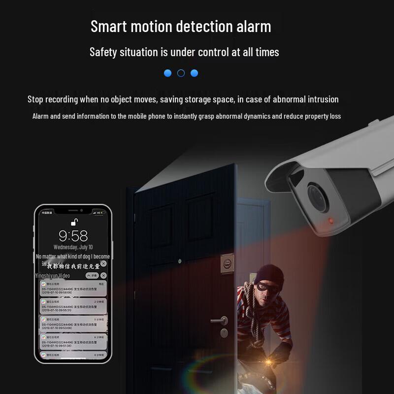 Hikvision HD Analog Coaxial Bullet Surveillance Camera CN plug (adapter included)