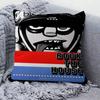 Retro Music Gorillaz Stitch Lucky Dragon Pillow Cover Sofa Cushion Cover Home Room Decoration Children Gift