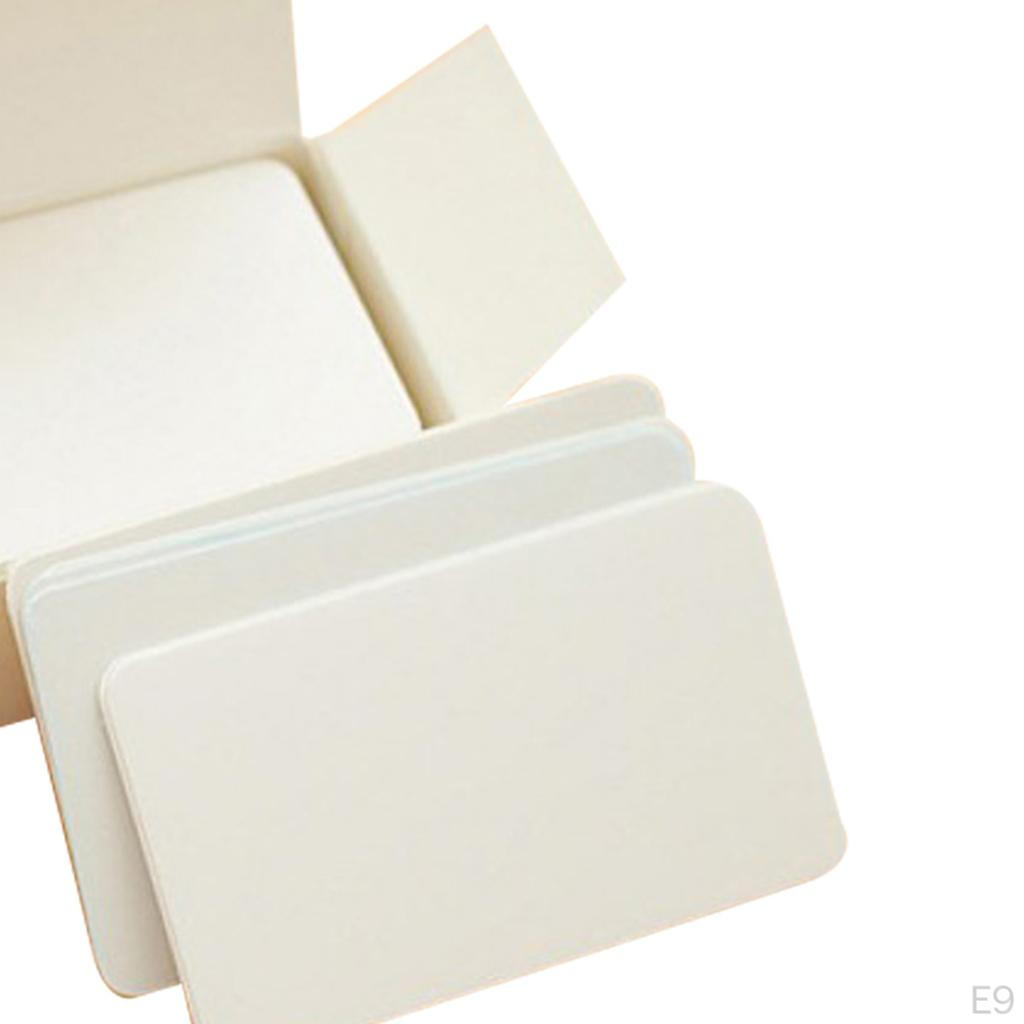 Paper Blank Index Flash Card DIY Greeting Quick